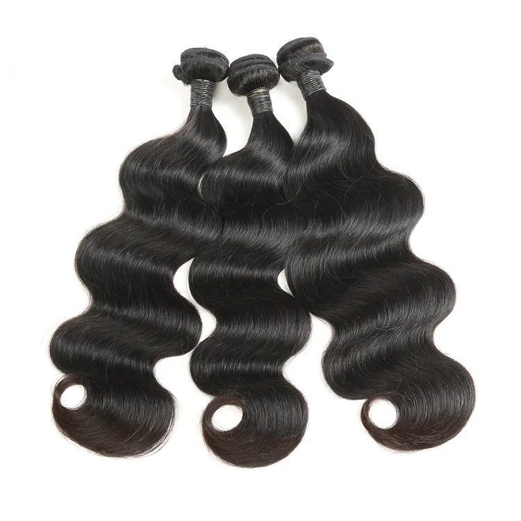 Top Grade Virgin Brazilian Body Wave Hair Bundles - No Tangling, No Shedding, Can Be Dyed