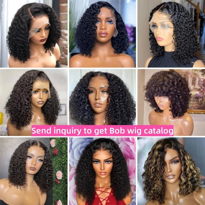 Jerry Curls 5x5 Lace Closure Wig - Pre-Plucked, Short Bob, Glueless, Human Hair